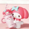 The new cartoon kt water cup has a high appearance level. It is a stainless steel cup with a handle and straw, a portable insulated cup for female students Specification image